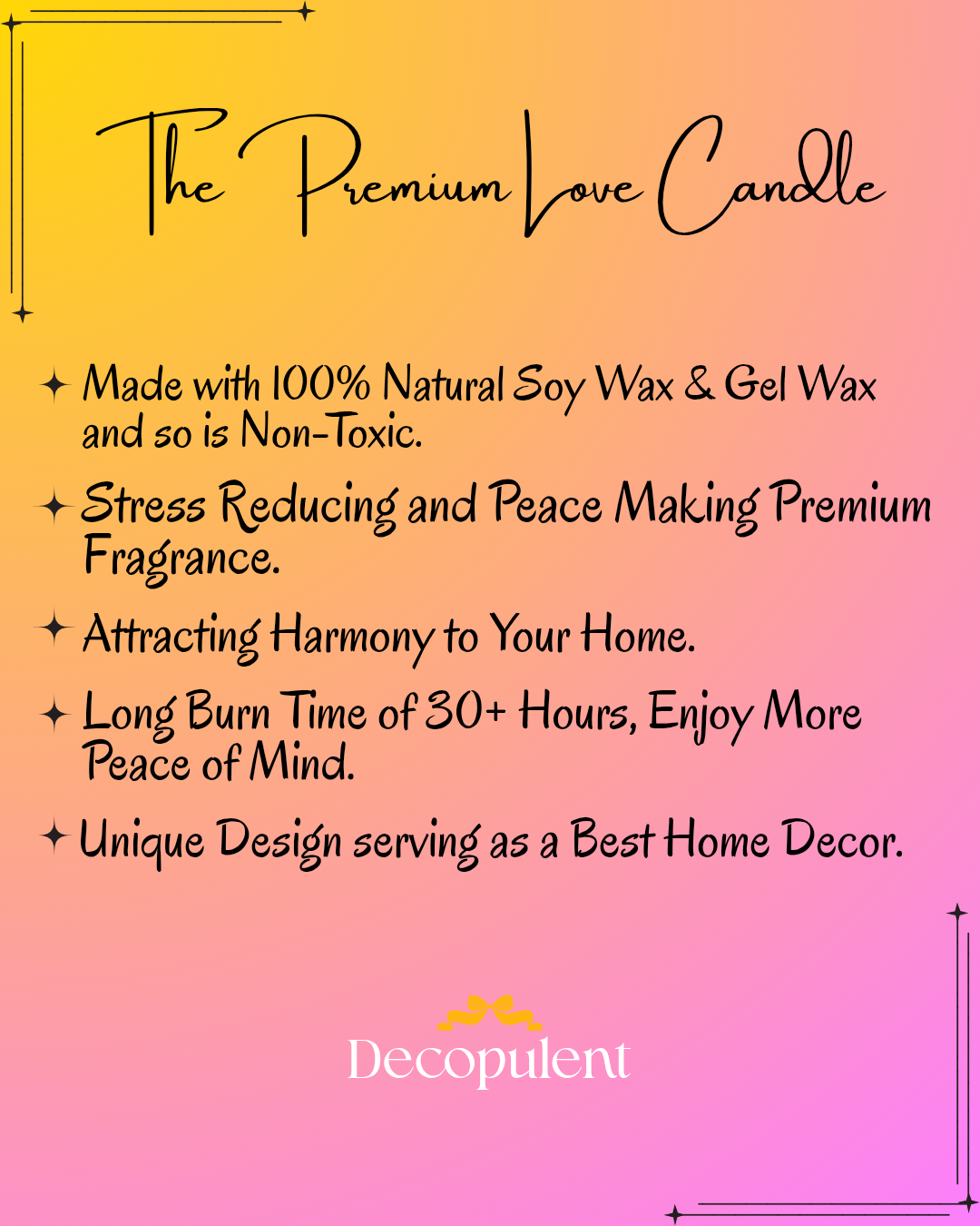 The Premium Love Candle